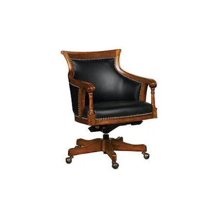 Young Classics Office Chair with Nailhead Detailing